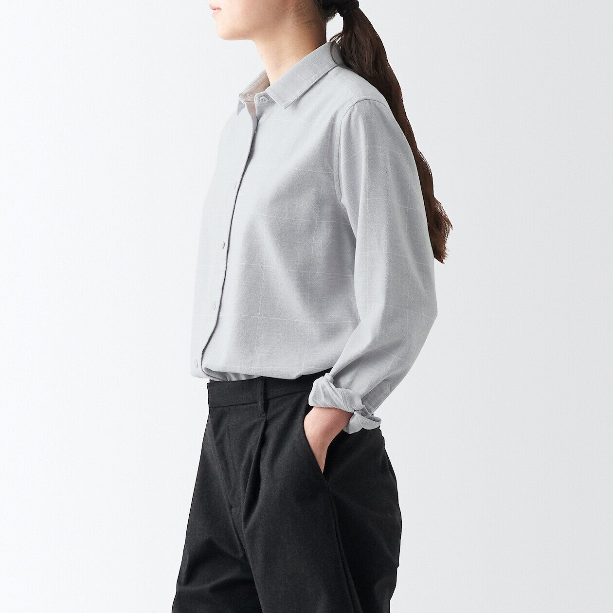 Buy Ivory Shirts for Women by MUJI Online