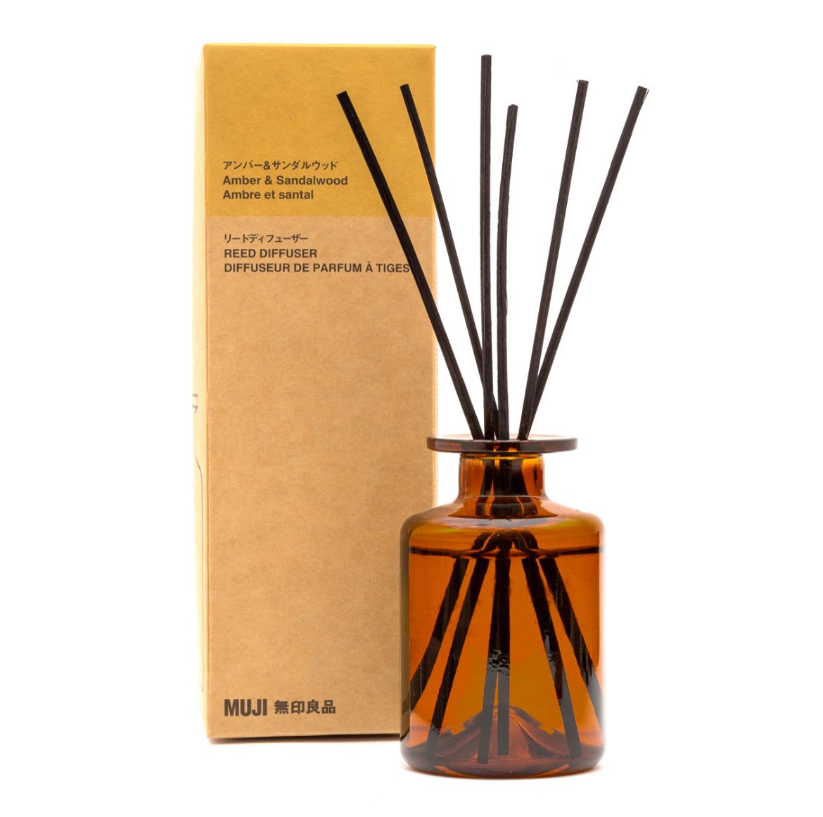 Amber and Sandalwood Reed Diffuser 175ml – Muji Store Dublin